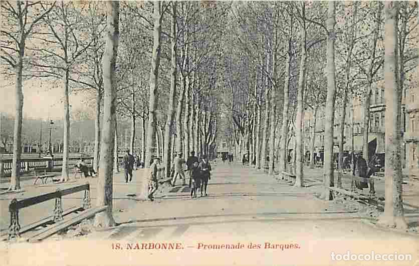 Postais: France - 11 - Narbonne - Promenade des Barques - Anim&eacute;e - CPA - Voir Scans Recto-Verso