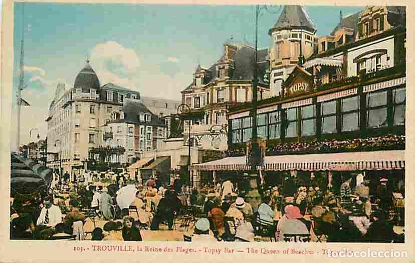 Postkarten: France - 14 - Trouville - Topsy Bar - Anim&eacute;e - Coloris&eacute;e - CPA - Voir Scans Recto-Verso