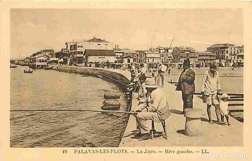 Postais: France - 34 - Palavas les Flots - La Jet&eacute;e - Rive Gauche - Anim&eacute;e - Pecheurs - CPA - Voir Scans Rect