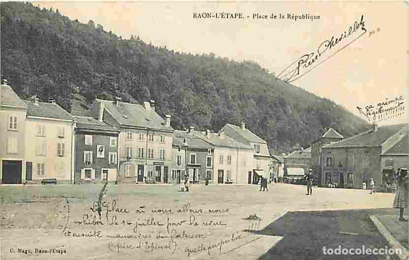 Cartes Postales: France - 88 - Raon l'Etape - Place de la R&eacute;publique - Anim&eacute;e - Correspondance Militaire - CPA - Voir