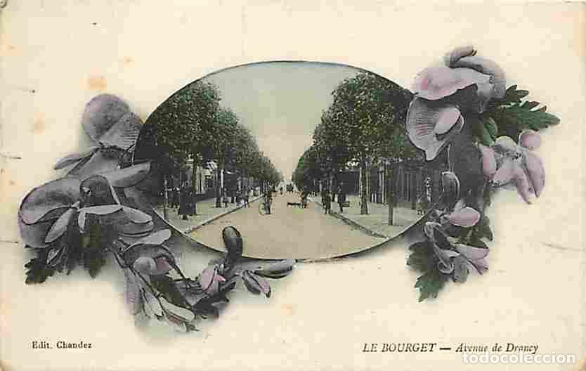 Cartes Postales: France - 93 - Le Bourget - Avenue de Drancy - Anim&eacute;e - Coloris&eacute;e - CPA - Voir Scans Recto-Verso