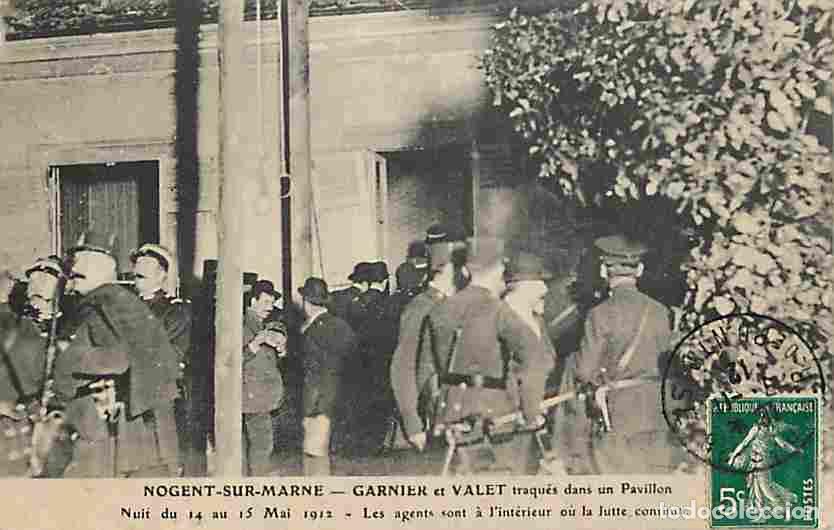 Cartes Postales: France - 94 - Nogent sur Marne - Garnier et Valet traqu&eacute;s depuis un Pavillon - Anim&eacute;e - Gendarmes -