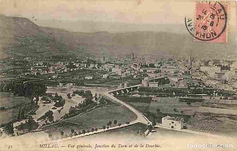 Cartes Postales: France - 12 - Millau - Vue G&eacute;n&eacute;rale - Jonction du Tarn et de la Dourbie - CPA - Voir Scans Recto-Ver