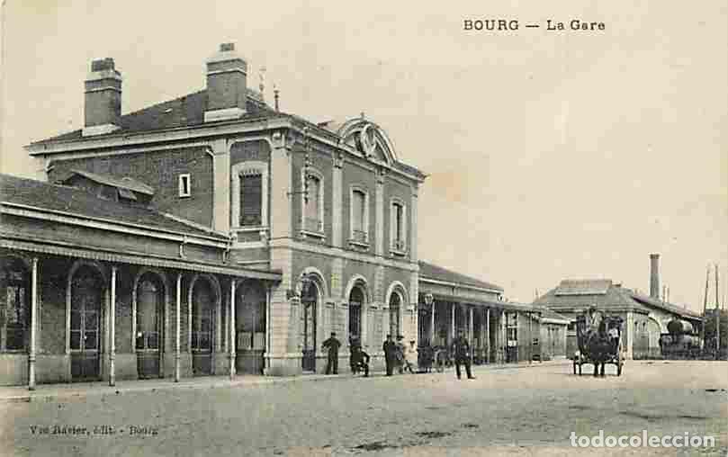 Cartes Postales: France - 01 - Bourg en Bresse - La Gare - Anim&eacute;e - CPA - Voir Scans Recto-Verso