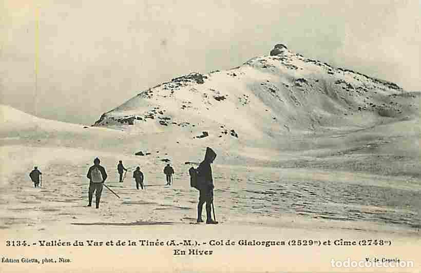 Postais: France - 06 - Alpes Maritimes - Vall&eacute;es du Var et de la Tin&eacute;e - Col de Gialorgues en Hiver - Anim&eacute;e