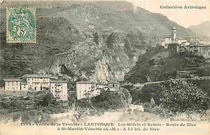 Postais: France - 06 - Lantosque - Les Hotels et Relais - Route de Nice &agrave; St Martin V&eacute;subie - Vall&eacute;e de la V&eacute;