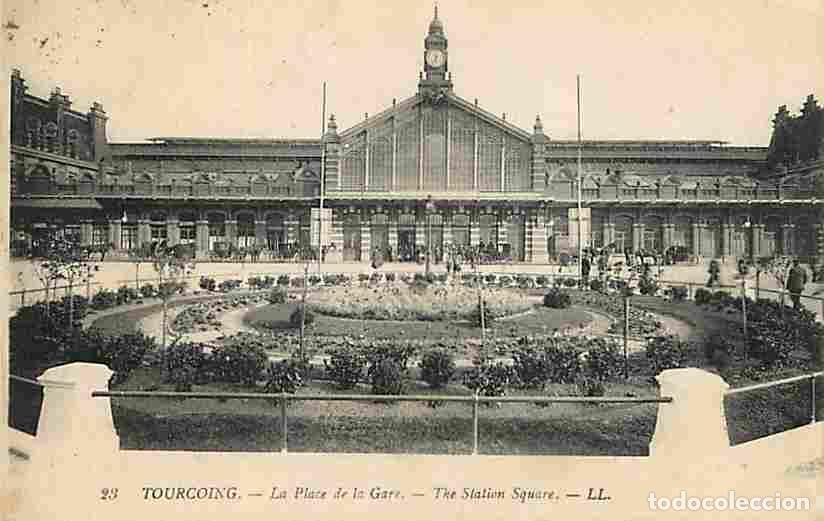 Postales: France - 59 - Tourcoing - La Place de la Gare - Anim&eacute;e - CPA - Voir Scans Recto-Verso