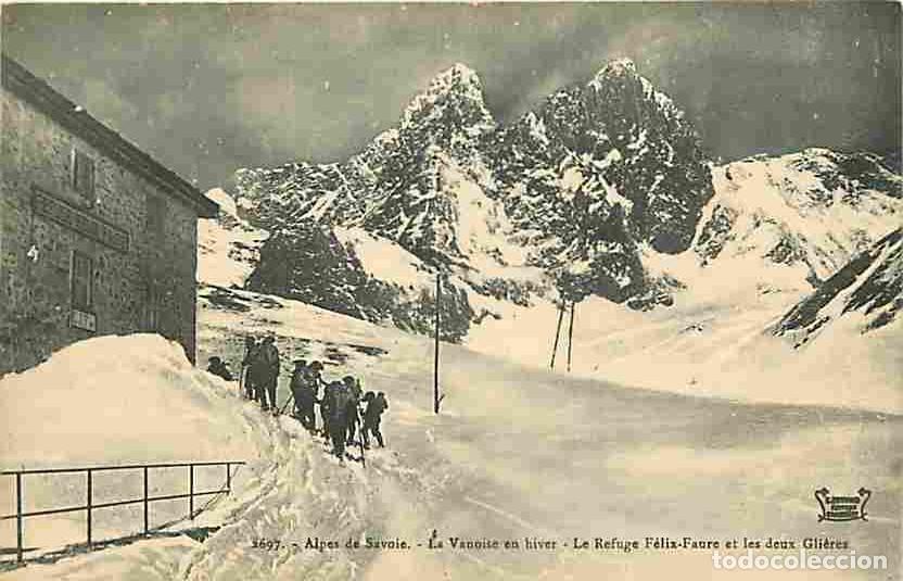 Postales: France - 73 - Pralognan la Vanoise - La Vanoise en hiver - Le Refuge F&eacute;lix Faure et les deux Gli&egrave;res
