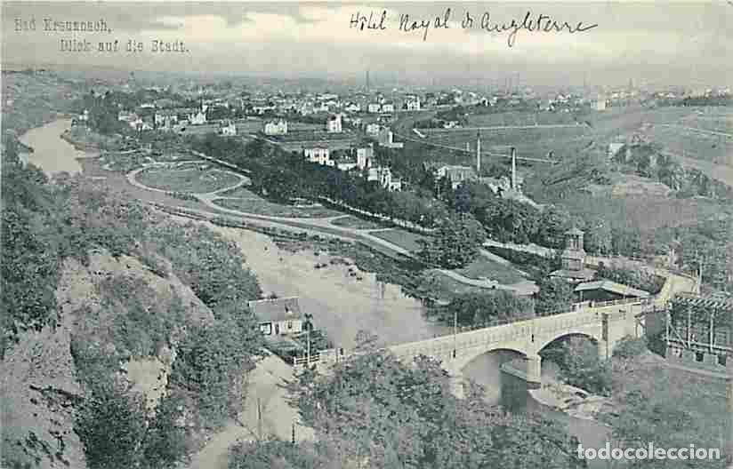 Postkarten: Allemagne - Bad Kreuznach - Blick auf die Stadt - CPA - Oblit&eacute;ration ronde de 1907 - Voir Scans Rect