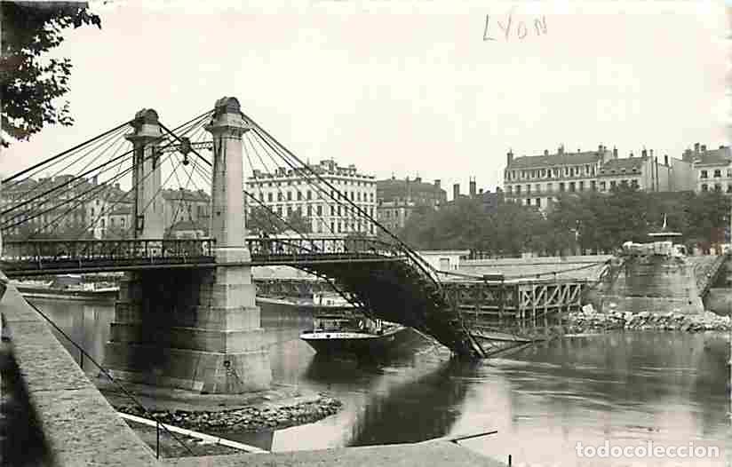 Postkarten: France - 69 - Lyon - Pont d&eacute;truit - Carte Photo Lyon Sylvestre - CPA - Voir Scans Recto-Verso