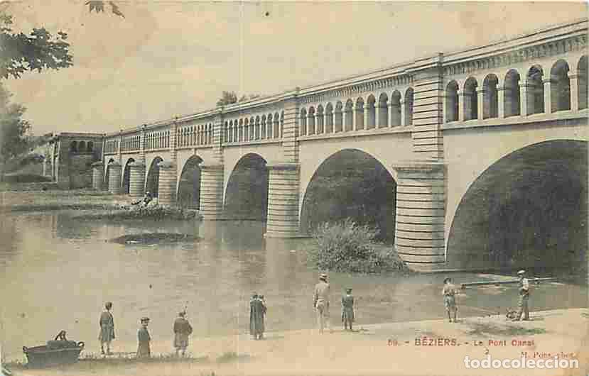 Postkarten: France - 34 - B&eacute;ziers - Le Pont Canal - Anim&eacute;e - CPA - Voir Scans Recto-Verso