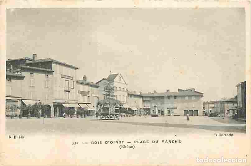 Postkarten: France - 69 - Le Bois d'Oingt - Place du March&eacute; - Anim&eacute;e - CPA - Voir Scans Recto-Verso
