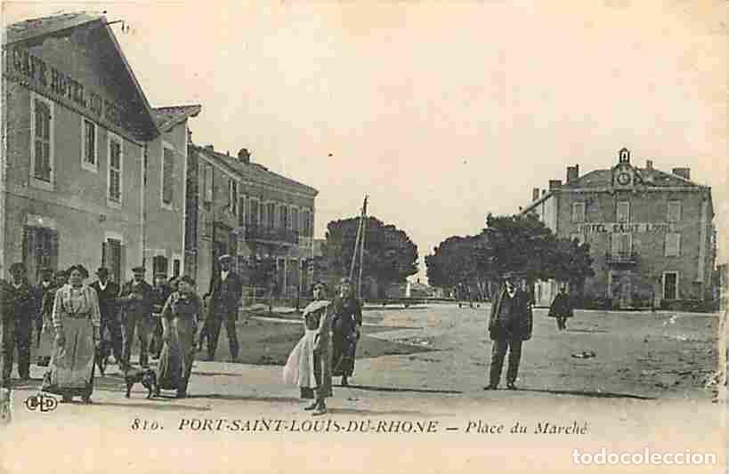 Cartoline: France - 13 - Port Saint Louis du Rhone - Place du March&eacute; - Anim&eacute;e - CPA - Voir Scans Recto-Verso