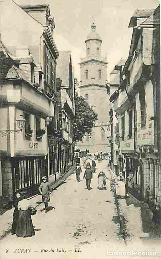 Postcards: France - 56 - Auray - Rue du Lait -Anim&eacute;e - CPA - Voir Scans Recto-Verso