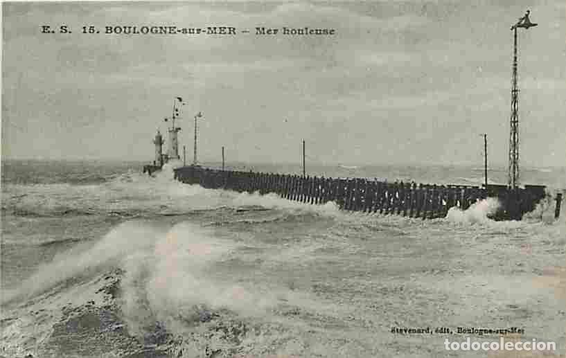 Postais: France - 62 - Boulogne sur Mer - Mer houleuse - CPA - Voir Scans Recto-Verso