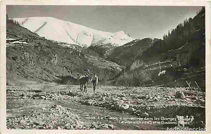 Postcards: France - 06 - Alpes Maritimes - Le Cians &agrave; son entr&eacute;e dans les Gorges Rouges - Le Dommier et le Giar