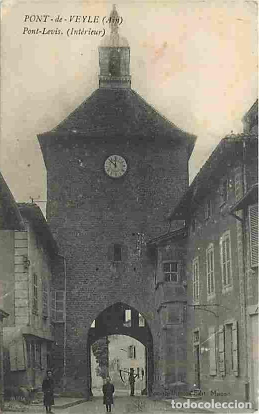 Postales: France - 01 - Pont de Veyle - Pont Levis - Anim&eacute;e - Oblit&eacute;ration ronde de 1934 - Voir Timbre - Corre