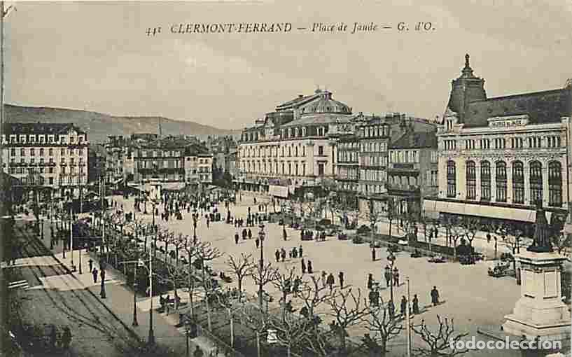 Postales: France - 63 - Clermont Ferrand - Place de Jaude - Anim&eacute;e - Voyag&eacute;e en 1923 - CPA - Voir Scans Recto-