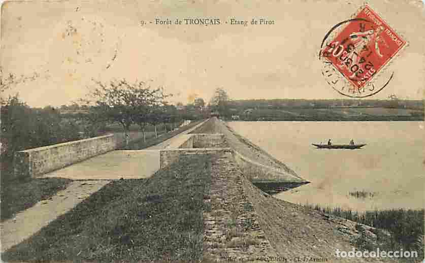 Postales: France - 03 - Saint Bonnet Tron&ccedil;ais - Foret de Tron&ccedil;ais - Etang de Pirot - Anim&eacute;e - Oblit&eacute;ration ron