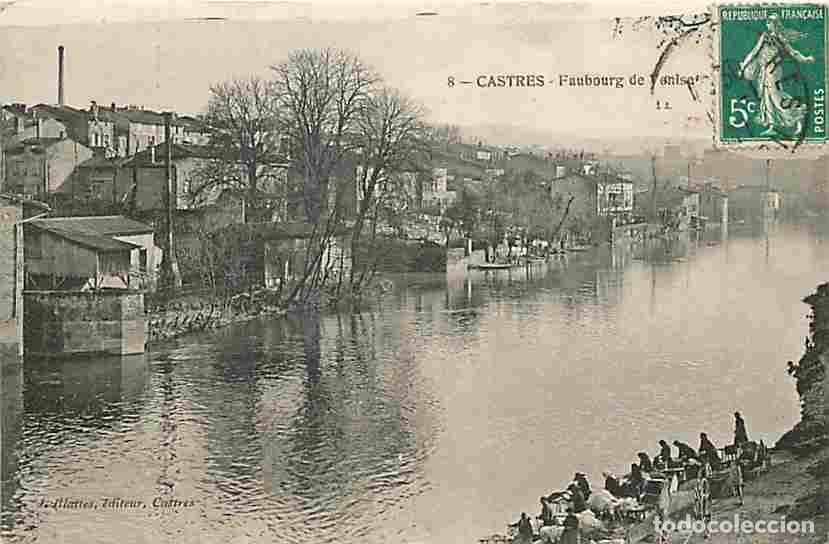 Postkarten: France - 81 - Castres - Faubourg de Venise - Anim&eacute;e - Lavoir - Oblit&eacute;ration ronde de 1911 - CPA - Vo