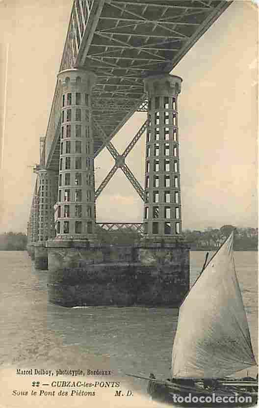 Postkarten: France - 33 - Cubzac les Ponts - Sous les Ponts - Bateaux - CPA - Voir Scans Recto-Verso