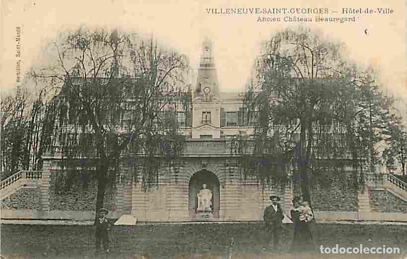 Postkarten: France - 94 - Villeneuve Saint Georges - Hotel de Ville - Ancien Ch&acirc;teau Beauregard - Anim&eacute;e - Oblit