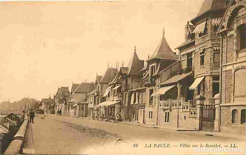 Cartes Postales: France - 44 - La Baule - Villas sur le Remblai - Anim&eacute;e - CPA - Voir Scans Recto-Verso