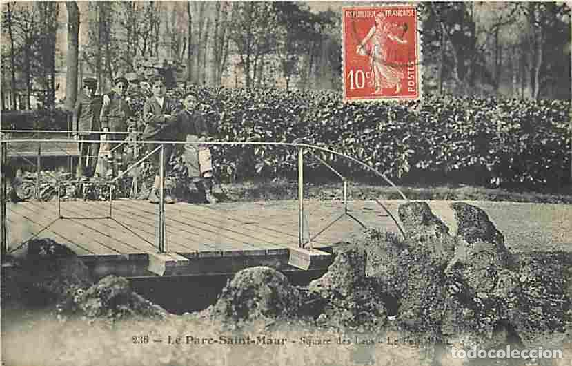 Cartes Postales: France - 94 - Saint Maur des Foss&eacute;s - Le Parc Saint Maur - Square des Lacs - Le petit Pont - Anim&eacute;e