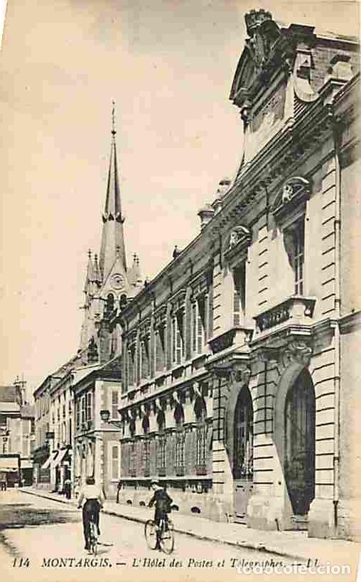 Cartoline: France - 45 - Montargis - L'Hotel des Postes et T&eacute;l&eacute;graphes - Anim&eacute;e - CPA - Voir Scans Recto-Verso