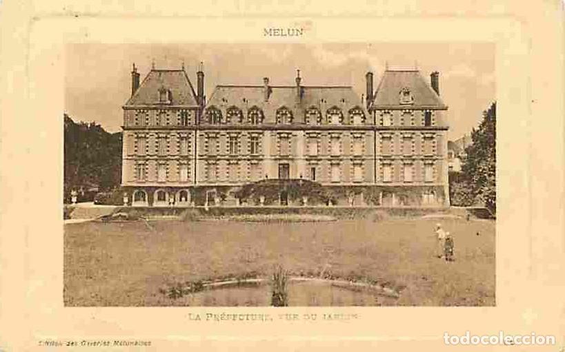 Cartoline: France - 77 - Melun - La Pr&eacute;fecture - Vue du Jardin - Anim&eacute;e - Oblit&eacute;ration ronde de 1913 - CPA - Vo