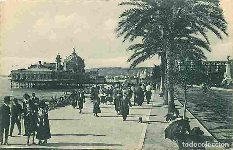 Postales: France - 06 - Nice - La Promenade des Anglais et le Palais de la Jet&eacute;e - Anim&eacute;e - Ombrelle - CPA - V