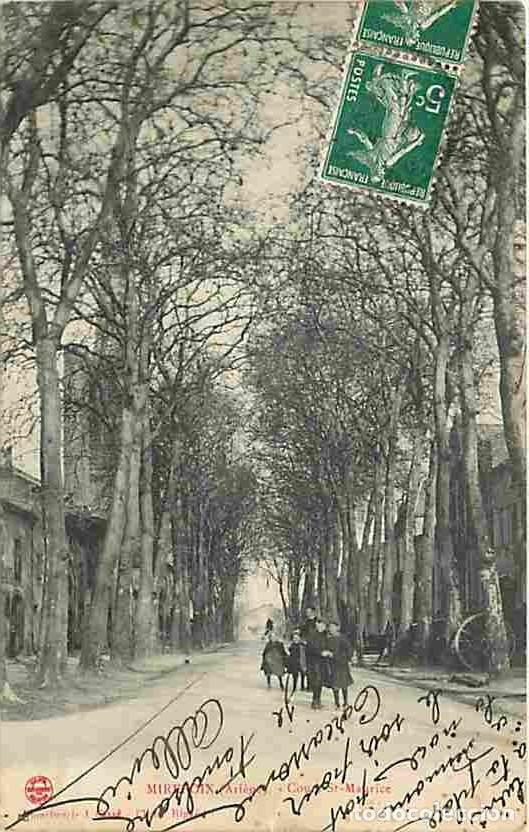 Postkarten: France - 09 - Mirepoix - Cours Saint Maurice - Anim&eacute;e - Oblit&eacute;ration ronde de 1908 - Correspondance