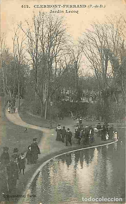 Postais: France - 63 - Clermont Ferrand - Jardin Lecoq - Anim&eacute;e - Poussette - Oblit&eacute;ration ronde de 1917 - Co