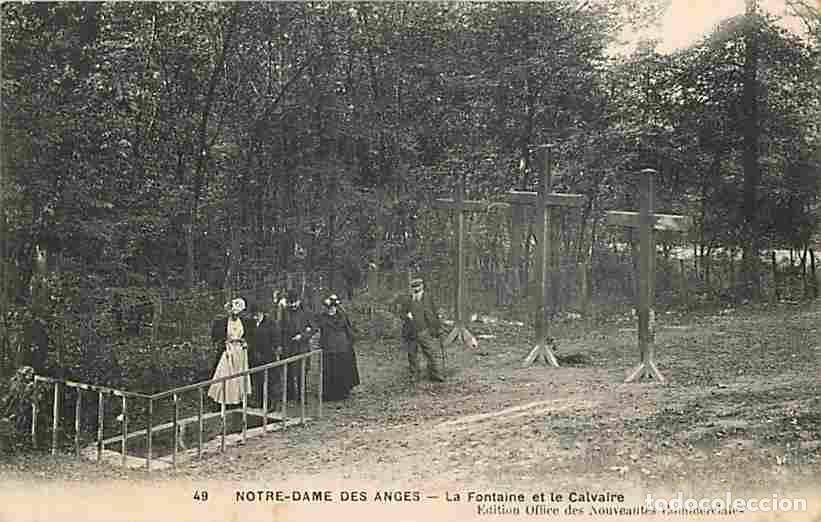 Postais: France - 93 - Clichy sous Bois - Notre Dame des Anges - La Fontaine det le Calvaire - Anim&eacute;e - Corre