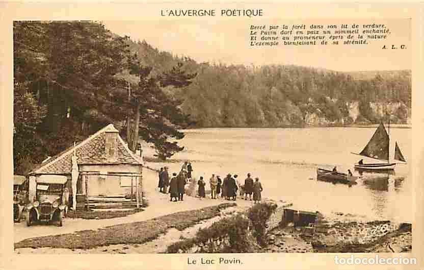 Postais: France - 63 - Lac Pavin - Anim&eacute;e - Automobiles - CPA - Voir Scans Recto-Verso