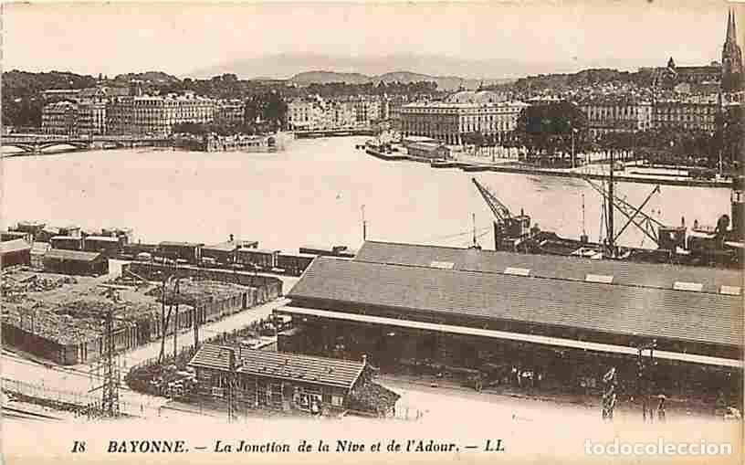 Postales: France - 64 - Bayonne - La Jonction de la Nive et de l'Adour - CPA - Voir Scans Recto-Verso