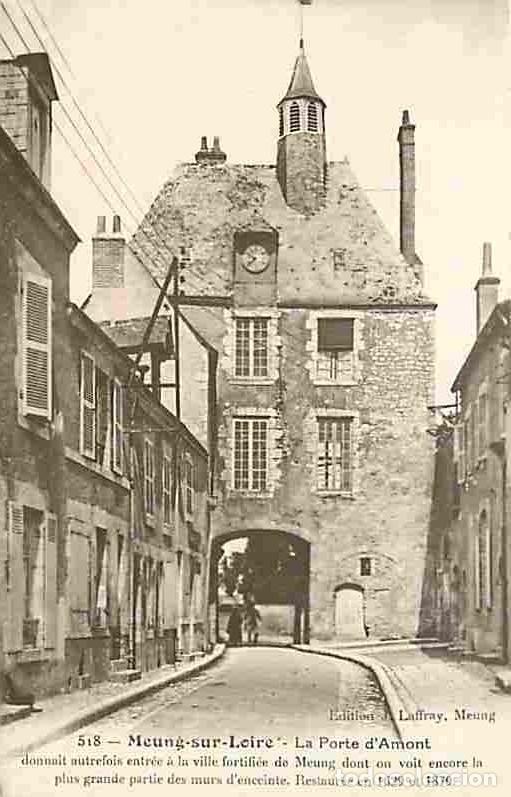 Postkarten: France - 45 - Meung sur Loire - La Porte d'Amont - Anim&eacute;e - Horloge - CPA - Voir Scans Recto-Verso