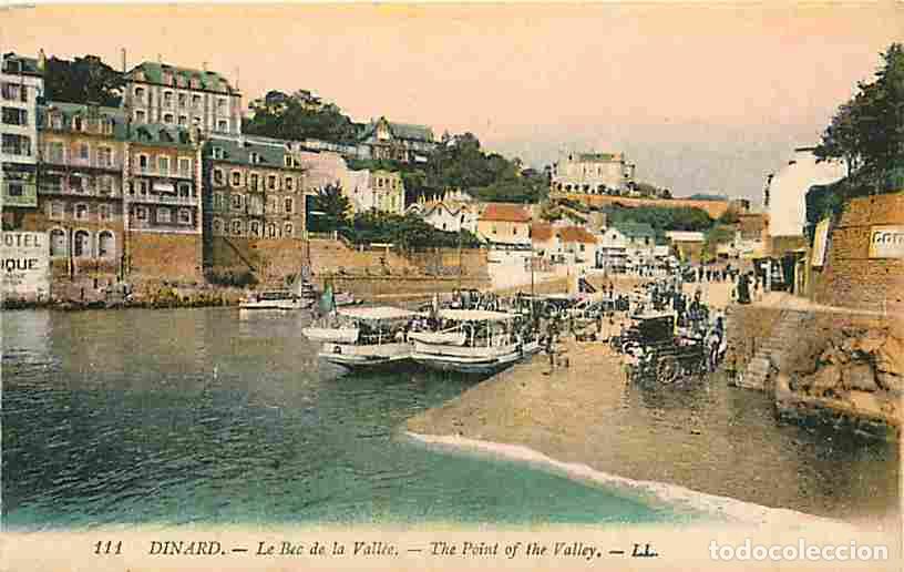 Postkarten: France - 35 - Dinard - Le Bec de la Vall&eacute;e - Bateaux - Anim&eacute;e - Coloris&eacute;e - CPA - Voir Scans Recto-V