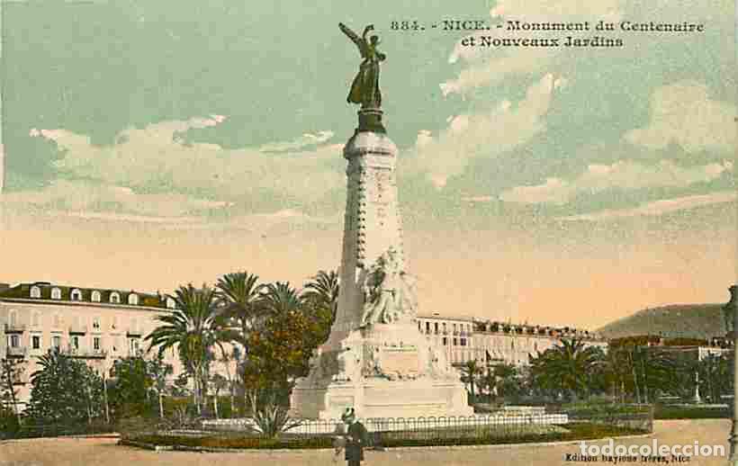 Postcards: France - 06 - Nice - Monument du Centenaire et Nouveaux Jardins - Anim&eacute;e - Coloris&eacute;e - Carte Neuve -