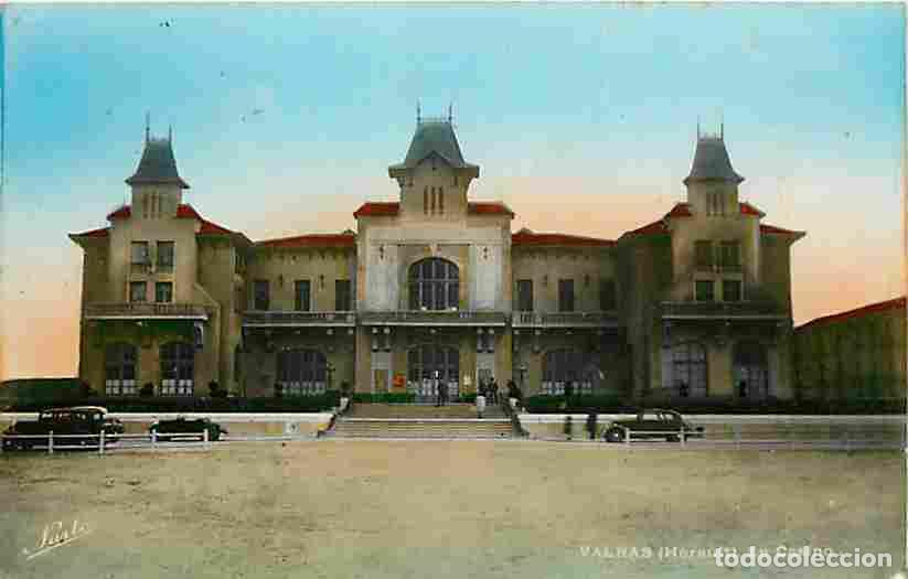 Postcards: France - 34 - Valras - Le Casino - Anim&eacute;e - Automobiles - Coloris&eacute;e - Oblit&eacute;ration ronde de 1936 - E