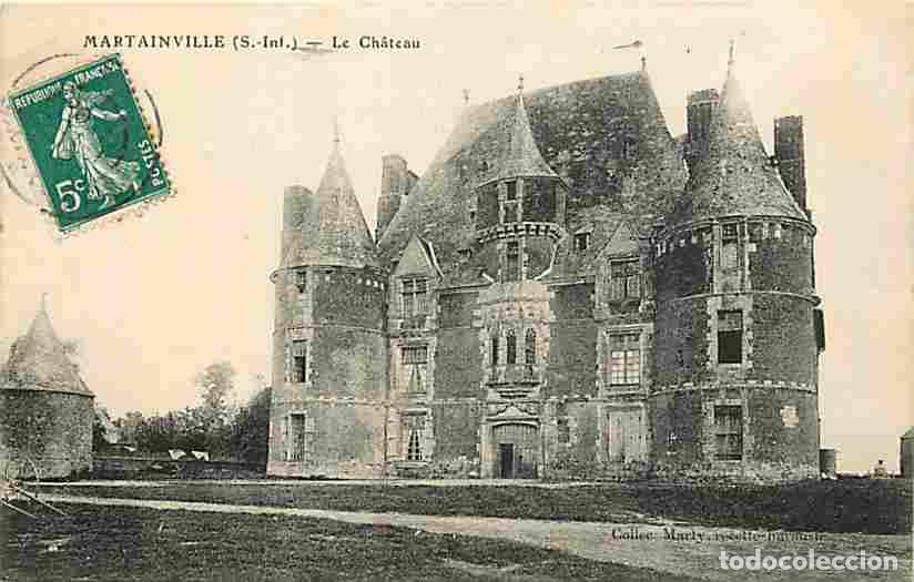 Postais: France - 76 - Martainville - Le Chateau - Oblit&eacute;ration ronde de 1907 - CPA - Voir Scans Recto-Verso