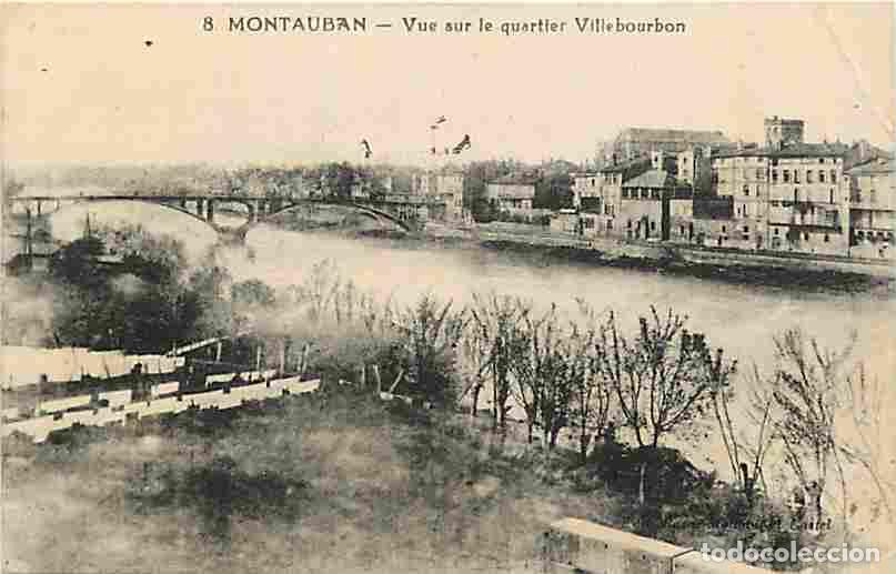 Postais: France - 82 - Montauban - Vue sur le quartier Villebourbon - Etat pli visible - CPA - Voir Scans Rec