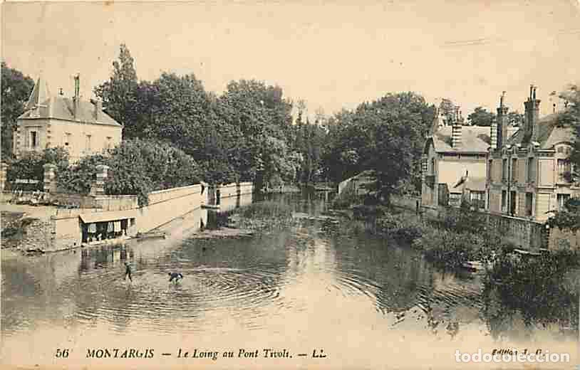 Postais: France - 45 - Montargis - Le Loing au Pont Tivols - Anim&eacute;e - Etat Mauvais - CPA - Voir Scans Recto-V