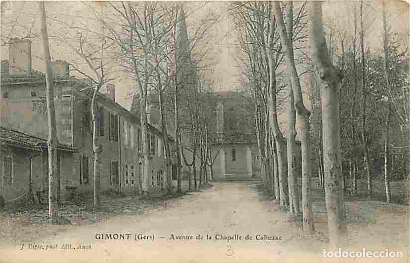 Postais: France - 32 - Gimont - Avenue de la Chapelle de Cahuzac - Oblit&eacute;ration ronde de 1907 - CPA - Voir Sc
