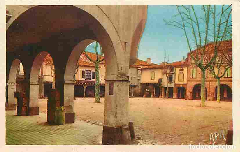 Postales: France - 81 - Briatexte - Place du March&eacute; - Correspondance - Coloris&eacute;e - Editeur Apa - CPA - Voir Sc