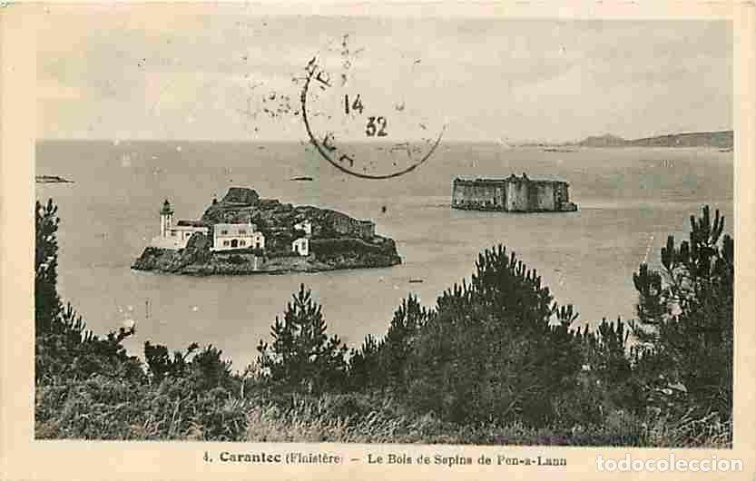 Postales: France - 29 - Carentec - Le Bois de Sapins de Pen-a-Lann - Oblit&eacute;ration ronde de 1932 - CPA - Voir S