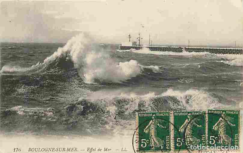 Cartes Postales: France - 62 - Boulogne sur Mer - Effet de Mer - Effet de Vagues - CPA - Voir Scans Recto-Verso