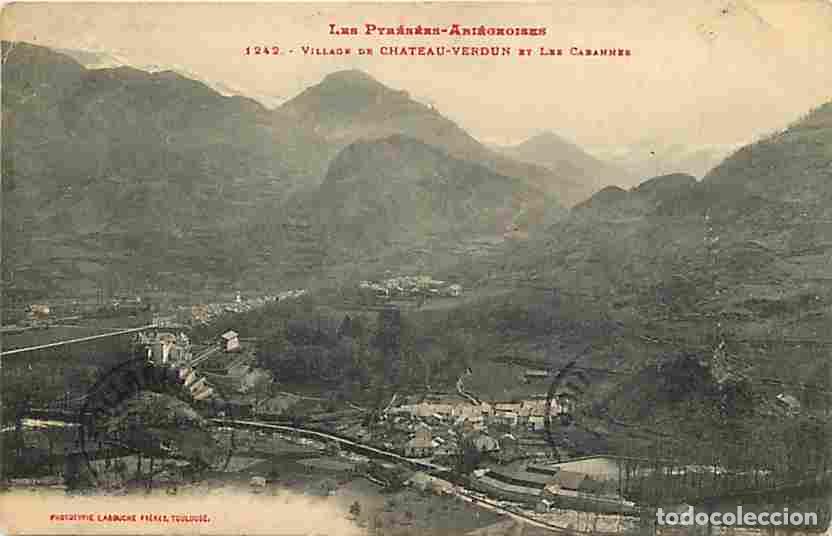 Postales: France - 09 - Ch&acirc;teau Verdun - Les Cabannes - Oblit&eacute;ration ronde de 1911 - CPA - Voir Scans Recto-Ve