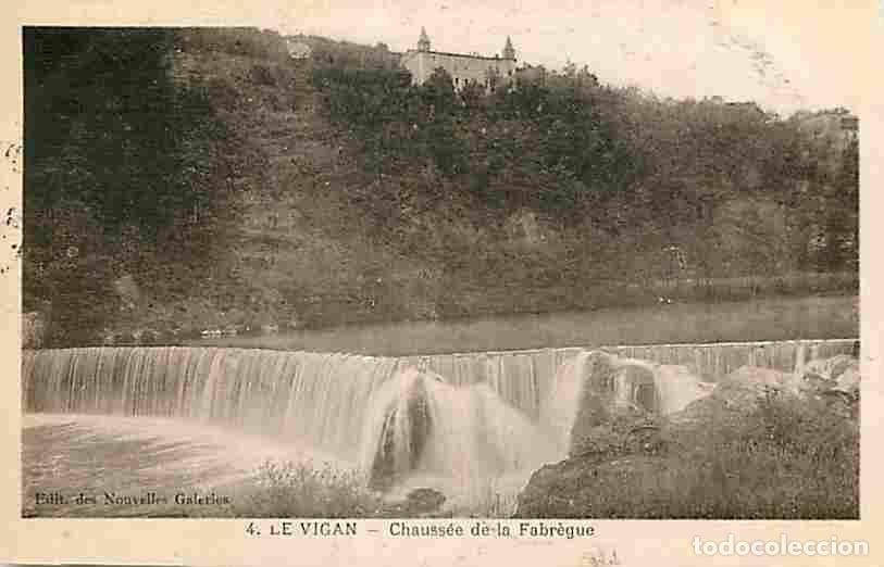 Postales: France - 30 - Le Vigan - Chauss&eacute;e de la Fabr&egrave;gue - Voyag&eacute;e en 1934 - CPA - Voir Scans Recto-Verso