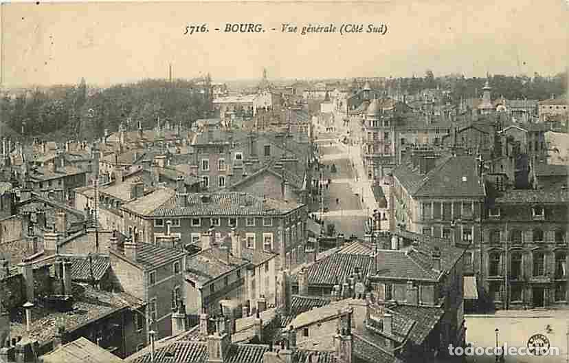Postales: France - 01 - Bourg en Bresse - Vue G&eacute;n&eacute;rale cot&eacute; sud - Oblit&eacute;ration ronde de 1914 - CPA - Voir Scan